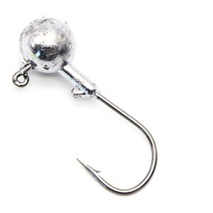 Cabezas de jig profesionales redondas con ojos 3D pintados, anzuelos de plomo, paquete de 4 señuelos de jigging para pesca de lubina, crappie, trucha y lucioperca - Product Image 3