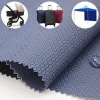 Tissu Oxford Jacquard Bicolore en Polyester 100% Enduit PU 420D Imperméable Personnalisé en Gros