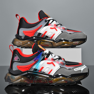 Zapatos de armadura Mech de moda Nuevos zapatos casuales de suela gruesa en nuevos colores Zapatos en línea de moda - Product Image 3