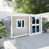 Maison Capsule Modulaire 20ft 40ft, Maisons Conteneurs Pliables et Extensibles, Maison 3 Chambres, Maisons Pop-up à Habiter avec Électroménager
