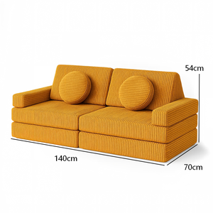 Sofá Modular de Espuma de Alta Densidad para Niños Pequeños, Diseño Moderno Multicolor, Venta al Por Mayor, OEM Disponible - Product Image 4