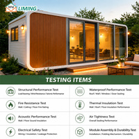 Maisonnette Apple Cabin moderne préfabriquée modulaire de luxe pour hôtel, gîte ou resort