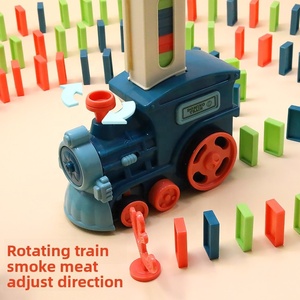 <span class=keywords><strong>Train</strong></span> électrique miniature <span class=keywords><strong>Domino</strong></span> à succès transfrontalier, blocs de construction pour enfants, placement <span class=keywords><strong>automatique</strong></span>, jouet éducatif - Product Image 3