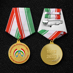 Gold Zinc Alloy Metal Medals Award Enamel University Logo <strong>Book</strong> Graduate Design Custom Badges with for University Member Gift - Product Image 5