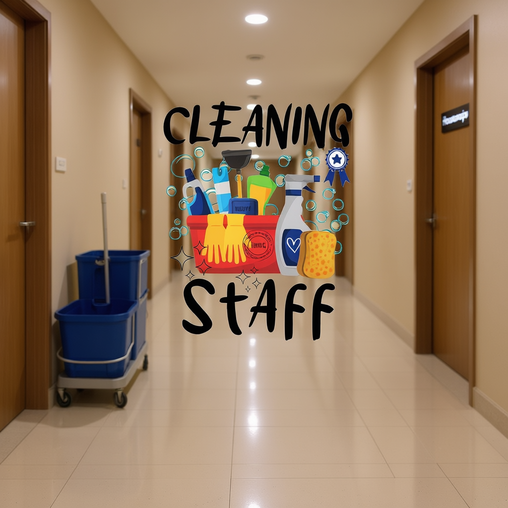 Cleaning Staff T-Shirt For Housekeeping Crew Proud Housekeeper