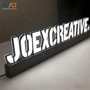 Letrero LED Personalizado para Tienda, Letrero 3D Iluminado <span class=keywords><strong>con</strong></span> Letras de Canal Estándar, Letrero Comercial para Tienda o Negocio - Product Image 2
