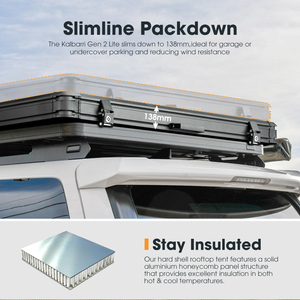 San Hima Nhanh Chóng Thiết lập Không Thấm Nước 4WD Cứng Shell Roof Top Lều 4x4 Cắm Trại Hardshell Trên Mái Nhà Lều Trong Xây Dựng LED Thanh Ánh Sáng - Product Image 2