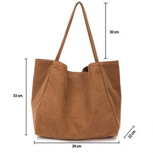 Custom Printed Logo Large Capacity Shopping Handbag One Shoulder Women's Tote <b>Bag</b> - Product Image 4