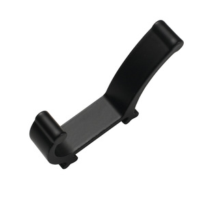 Zinc Alloy Wall <b>Hooks</b> Black Self <b>Adhesive</b> No Drilling Required For Bathroom Bedroom Clothing Storage - Product Image 5