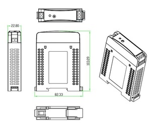 Fuente de Alimentación Industrial para Riel DIN 12V 24V 48V 24W 36W 60W 120W 240W para Switch de Red PoE - Product Image 4