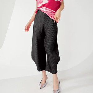 Pantalon large décontracté taille haute respirant pour femme grande taille, style coréen, design tendance, vente en gros en ligne - Product Image 5