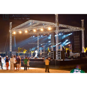 Gran oferta, podio de escenario de concierto al aire libre con sistema de armazón de iluminación LED de armazón de aluminio para eventos - Product Image 6