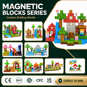 Bloques Magnéticos de Construcción STEM, Juguetes Educativos con Caja de Almacenamiento para Niños, Juegos de Aprendizaje Creativo | Logotipo Personalizado Disponible - Product Image 4