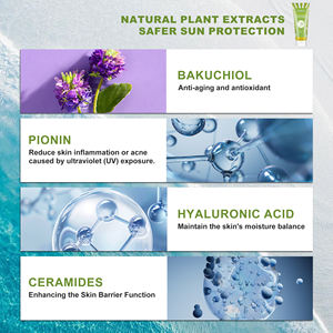 Soothing Broad-Spectrum Protection <strong>Spf</strong> <strong>30</strong> Calm Acne Bakuchiol Hyaluronic Acid Sunscreen <strong>Moisturiser</strong> - Product Image 3