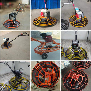 เครื่องขัดคอนกรีตแบบเดินตาม ขนาด 1200 มม. ใช้เครื่องยนต์เบนซิน พร้อมเกียร์และมอเตอร์ สำหรับขัดพื้นงานก่อสร้าง - Product Image 3