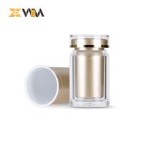 Vente d'usine personnalisée 100ML conteneur de capsule de médecine en plastique acrylique, bouteilles de pilules vides en gros