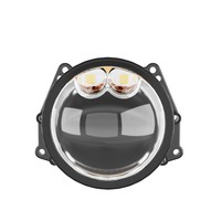 Projecteur Bi-LED Haute Puissance 3 Pouces 60W avec Ventilateur de Refroidissement 6000K 6500K H4 pour Phares VW Polo Accord X5 Lentille Laser Bi-LED