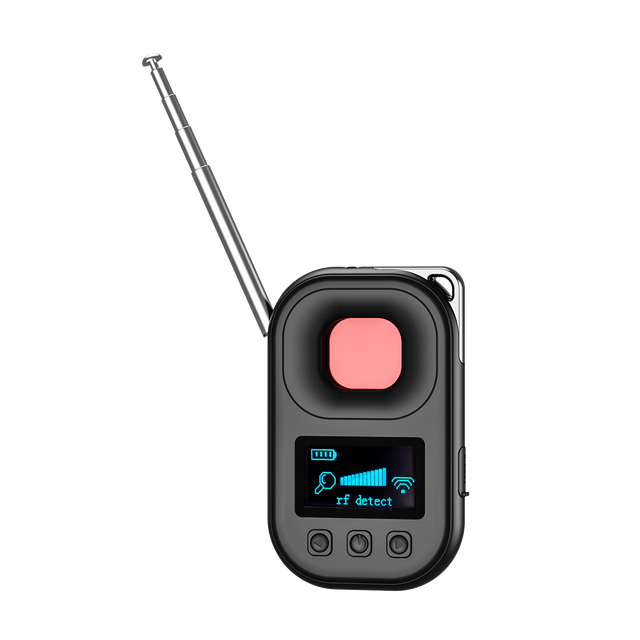 T03 Portable Mini Hidden Camera Detector Anti-Espionage Security Shield Home Alarm Systems Window Door ABS WiFi IP Battery