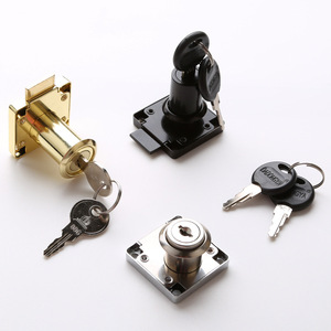 Furniture <b>Lock</b> Drawer <b>Cabinet</b> Door <b>Lock</b> Zinc Alloy Metal Key Easy Installation Minimalist Design - Product Image 3