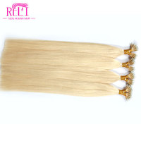 Cheveux colorés pour femmes, blond platine ombré, reflets longs, brun clair, méthode de belle fille, cheveux Nano, magasin, vente en gros