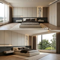 Casa Prefabricada de Diseño Personalizado de Alta Calidad, Estructura de Acero de 2 Pisos, Villa de Lujo para Residencia Privada