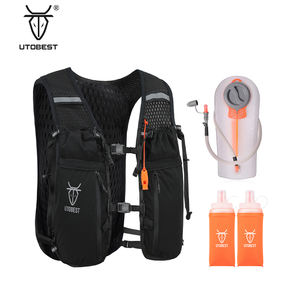 เสื้อกั๊กไฮเดรสะท้อนแสงสำหรับกีฬากลางแจ้ง10L สำหรับปั่นจักรยานปีนเขาวิ่ง3L ความจุ350มล. กระติกน้ำทำจากไนลอน TPU - Product Image 3