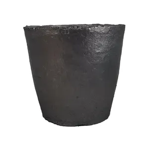 Creuset en argile graphite coulée à haute température or argent argile fusion creuset en carbure de silicium