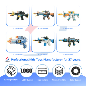 Jouet de tir en plastique, pistolet de jeu de réalité électrique d'intérieur amusant ar - Product Image 4