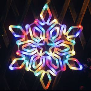 LED Navidad Decoración Luz árbol estrella copo <span class=keywords><strong>de</strong></span> nieve Festival fiesta boda guirnalda Interior <span class=keywords><strong>Exterior</strong></span> colgante luminoso luces <span class=keywords><strong>de</strong></span> noche - Product Image 6