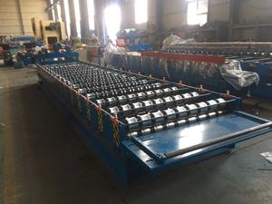 Machine d'encadrement en acier 850-65-13 machine de formage de rouleaux de tôles ondulées trapez <span class=keywords><strong>saci</strong></span> kalip machine de fabrication de tôles d'aluminium - Product Image 4