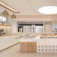 Conception d'intérieur de boulangerie commerciale, projets clés en main EPC de qualité supérieure, construction complète, décoration, équipements auxiliaires