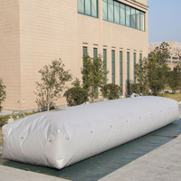 Tissu de bâche enduit de PVC d'équipement d'irrigation d'oreiller de vessie de réservoir d'eau pliable portatif de fabricant de JLM