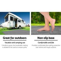 Imperméable lavable PVC caravane annexe tapis de sol motif Camping tapis pour extérieur plage maison voiture en PVC