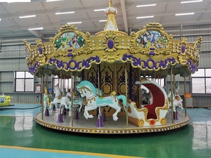 Manèges de parc d'attractions, manèges de fête foraine, carrousel à 16/24 places à vendre - Product Image 6