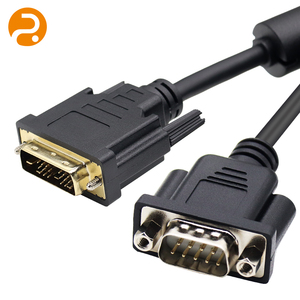 Chuyên Nghiệp 1.8M Dp Để <span class=keywords><strong>DVI</strong></span> Adapter Cáp Đồng Trục DisplayPort Nam Để <span class=keywords><strong>DVI</strong></span>-D 24 + 1Pin Nam Máy Tính Hiển Thị Adapter PVC Áo Khoác - Product Image 1
