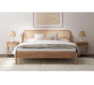 Luxury Solid Wood Adjustable <b>Bed</b> with Hand Carved Foldable Design for Modern Comfort and <b>Space</b> <b>Saving</b> Bedroom Use - Product Image 1