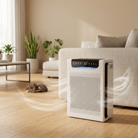 Purificateur d'air intelligent pour bureau, haute performance, avec contrôle par application WiFi, pour une grande surface de 400 pieds carrés