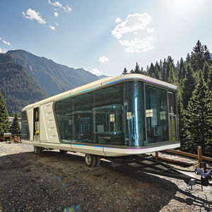 <span class=keywords><strong>Casas</strong></span> de contenedores móviles portátiles de lujo modernas pequeñas cápsulas espaciales Resort hoteles solución panel sándwich al por mayor - Product Image 2