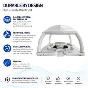 Plataforma Flotante Inflable de Lujo Personalizada para Deportes Acuáticos Comerciales, Material de PVC, Carpa Flotante para Fiestas en la <span class=keywords><strong>Playa</strong></span>, Capacidad de 100-500 kg - Product Image 5