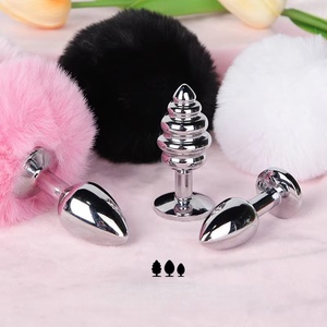 Lumi SM Sex Toys : Plug Anal Détachable en Métal Étanche avec Queue en Fourrure Mignonne pour Stimulation Postérieure – Alternative de Torture - Product Image 4