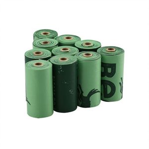 Sacs poubelles recyclables personnalisés en usine, sacs à déjections canines biodégradables, compostables, jetables et parfumés - Product Image 5