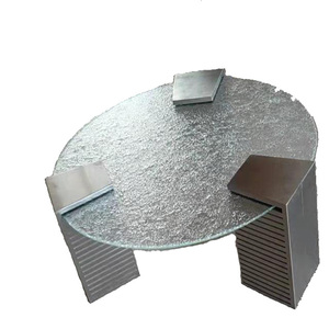 Mesa de Vidrio Moderna <span class=keywords><strong>Sife</strong></span> para Uso en Exteriores, Dormitorios y Salas de Estar - Product Image 3