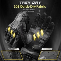 Gants tactiques unisexes d'été pour moto et vélo, compatibles écran tactile, résistants à l'usure, avec exosquelette, en microfibre, pour activités extérieures