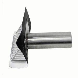 Grille de protection anti-étouffement pour sortie de drainage horizontale moderne - Raccord de drainage latéral pour toiture monocouche en SUS TPO/PVC Acier inoxydable - Product Image 2