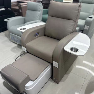 Silla de Spa Marrón MINGSHI, Gran Venta <span class=keywords><strong>2026</strong></span>, Silla de Pedicura con Control Remoto, Silla de Manicura para el Cuidado de las Uñas - Product Image 1