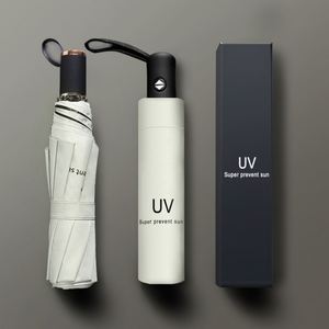 Parapluie de voyage compact à armature métallique, ouverture et fermeture automatiques, portable et résistant au vent pour adultes, idéal pour les sacs à dos - Product Image 1