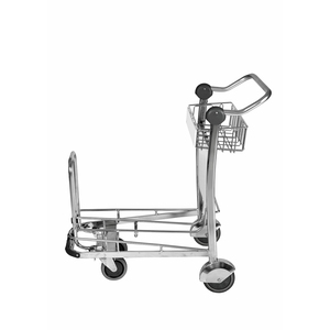 Chariot à bagages robuste pour aéroport avec frein, chariot à main pour passagers pour terminal aéroportuaire - Product Image 4