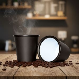 Tasses à expresso réutilisables Premium 4oz Pla Grounds, petites tasses à café |   Compatible micro-ondes et lave-vaisselle pour usage domestique et en café - Product Image 1