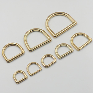 DWDP-452B Kích thước bên trong 13-50 mét đồng thau rắn không có đường may D Ring cho haberdashery, saddlery, và con chó Phụ kiện sản xuất - Product Image 4