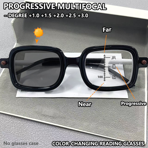 Lunettes de lecture progressives multifocales intelligentes à zoom photochromique anti-lumière bleue haute définition - Product Image 2